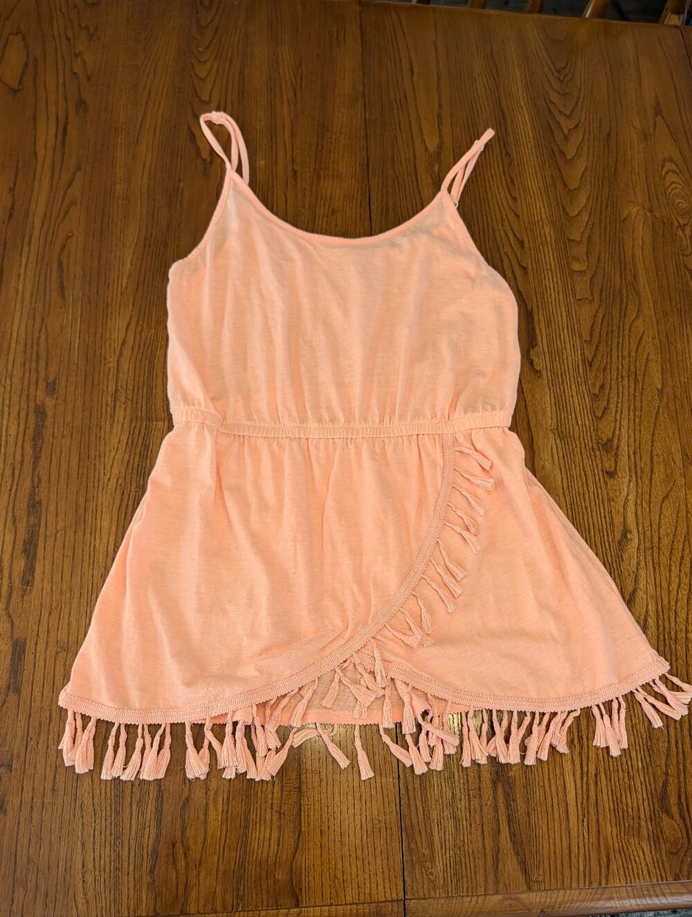 Victoria’s Secret Neon Tassel Mini Dress Swim Cover Up Size Sm